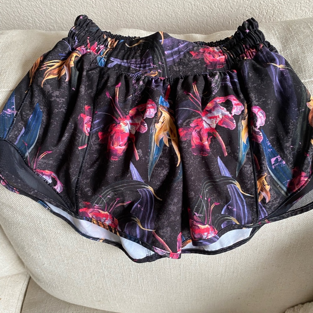 Lululemon Athletica Multicolor Floral Shorts